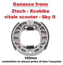 GANASCE FRENO SCOOTER ELETTRICO SKY II ZTECH ZTECH ECOBIKE VITALE ANTERIORE