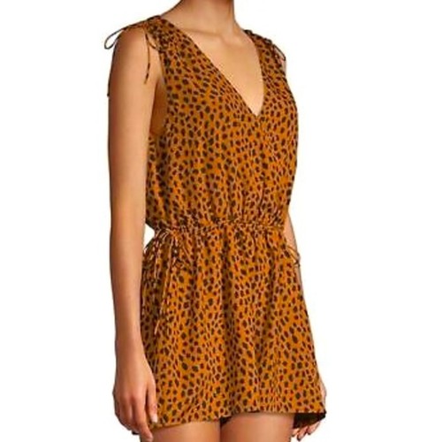 Joie Keona Cheetah Print Romper, Size: Small