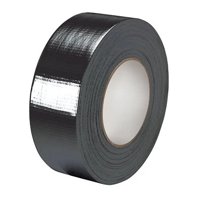 EGS BIG ROLLS OF BLACK CLOTH DUCT GAFFER GAFFA TAPE48MM X 45M STRONG WATER RESISTANT