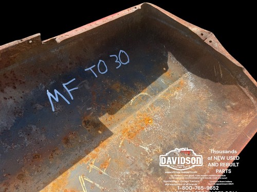 Massey Ferguson TO-20 TO-30 Hood Engine Cover Antique Tractor - Picture 16 of 17