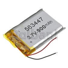 3.7V 900mAh Internal Li-ion Polymer Battery 46.4x33.27x5.6mm 563447 29-16-0268