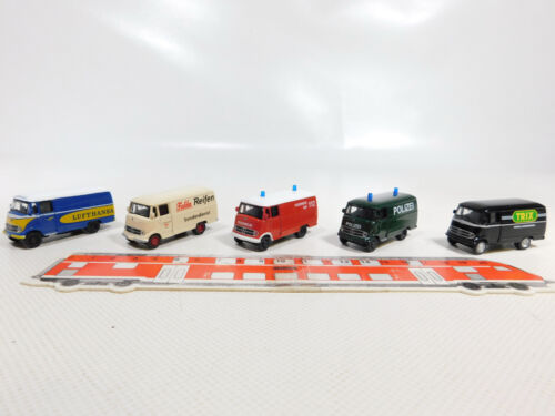 CA558-0,5 #5x Schuco 1:90 Modèle MB : Trix + Fw +Police+Lufthansa+ Fulda, Mint