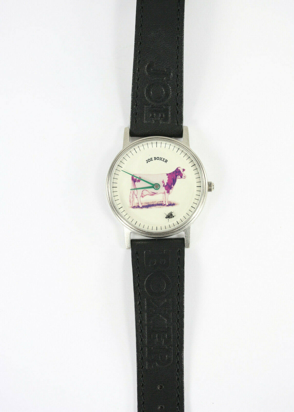 Joe Boxer Watch Unisex featuring a Cow and a Fly "Time Flies"  Brand New,Vintage