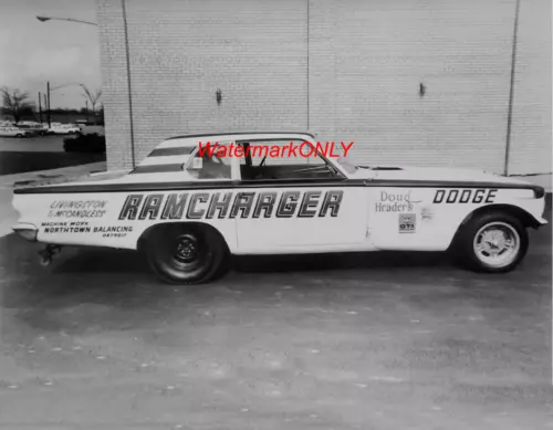 "RAMCHARGERS" 1966 AWB "Injected" Dodge Dart AF/Xr NITRO Funny Car PHOTO! #(1b)