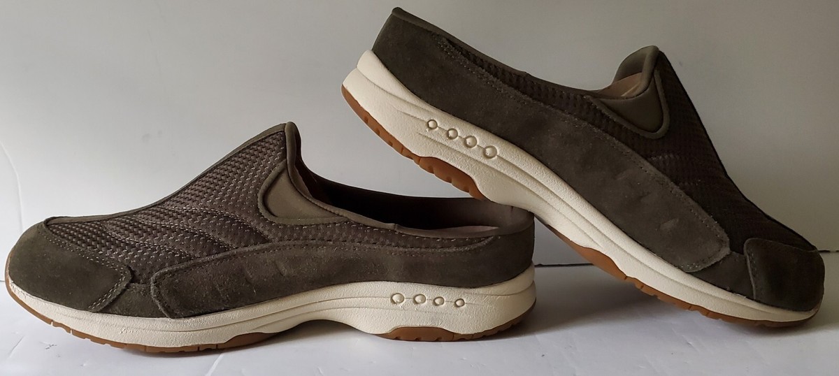 Easy Spirit SE Traveltime 266 Dark Green Mules Size 12M NWOB