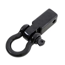 3/4" D-Ring Bow Shackle x 2" Solid Shank Trailer Hitch Recovery Receiver 10000Lb