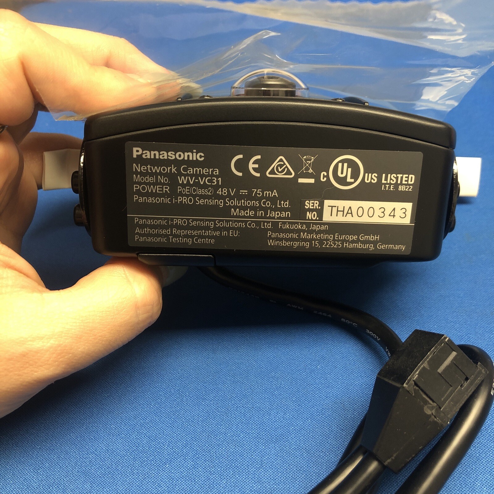 NEW OPEN BOX ORIGINAL PANASONIC NETWORK CAMERA WV VC31 75MA EBay New open box original panasonic network camera wv vc31 75ma ebay