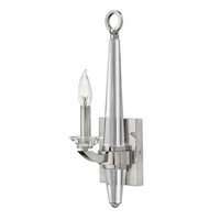 Wandleuchte Wandlampe Flurleuchte Schlafzimmerleuchte Kristalle Nickel B 12 Cm
