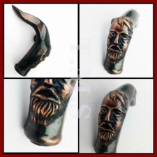 Brass Gentleman Design Head Handle For Only Vintage Wooden Walking Stick Cane