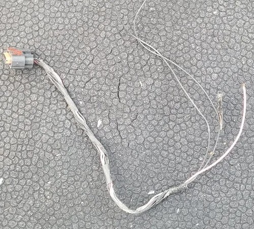 2013 CHRYSLER 200 TPMS TIRE PRESSURE MONITOR MODULE CONNECTOR WIRE PIGTAIL LEFT