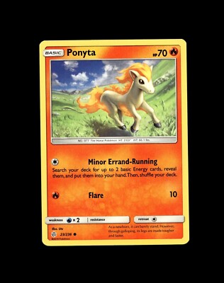 Ponyta Rapidash Galarian Pokemon Card! Holo/Reverse Holo Rare V Promo Cards!