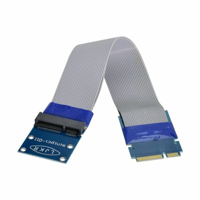 CY  Male to Female Mini PCI Express PCI-e Mini Card 52p Extension Flexible FFC