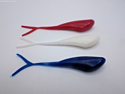 SELECT COLOR HERE 5'' FAT FORKS Soft Plastic Fishing Lures Pike Muskies Walleye