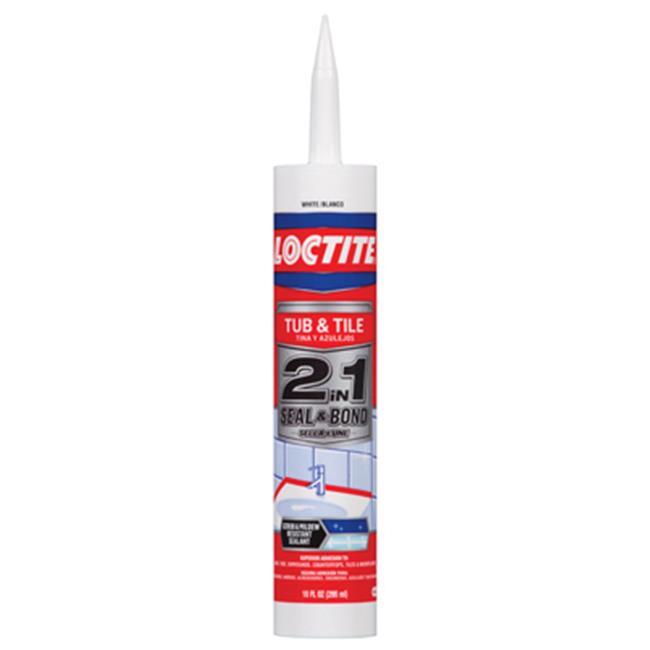 1936464 Loctite 2 In 1  10 oz. White  Tub N Tile Caulk