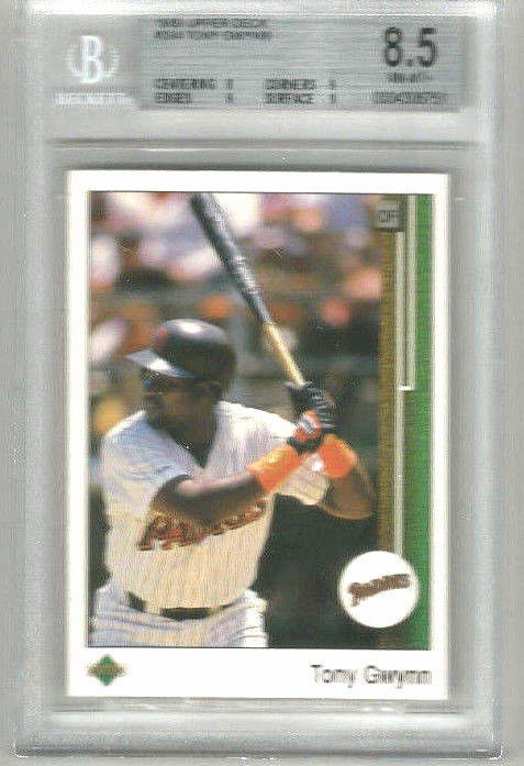 Tony Gwynn 1989 Upper Deck BGS 8.5 | eBay