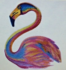 Dreamy Flamingo Kids BATHROOM SET HAND TOWELS Gorgeous