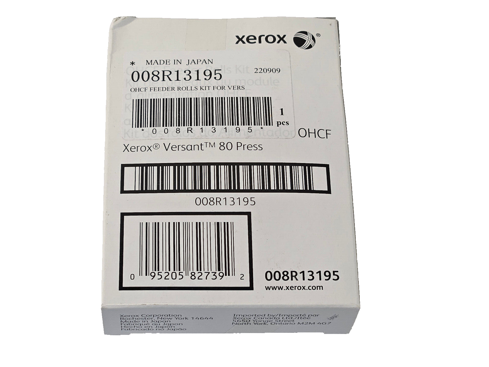 Xerox 008R13195 OHCF Feeder Rolls Kit Versant 80 180 2100 3100 VAT Incl