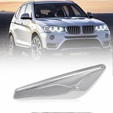 Chrome Front Right Side Fender Trim Finisher Fit for 2015-2017 BMW X3 X4 F25 F26