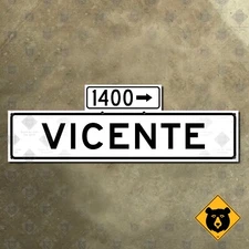 item for superfanman - 2 San Francisco street blade signs - 21x7 double-sided