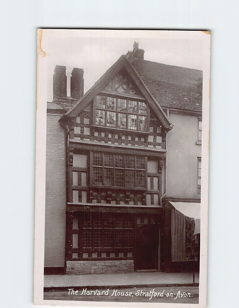 Postcard The Harvard House Stratford-on-Avon England