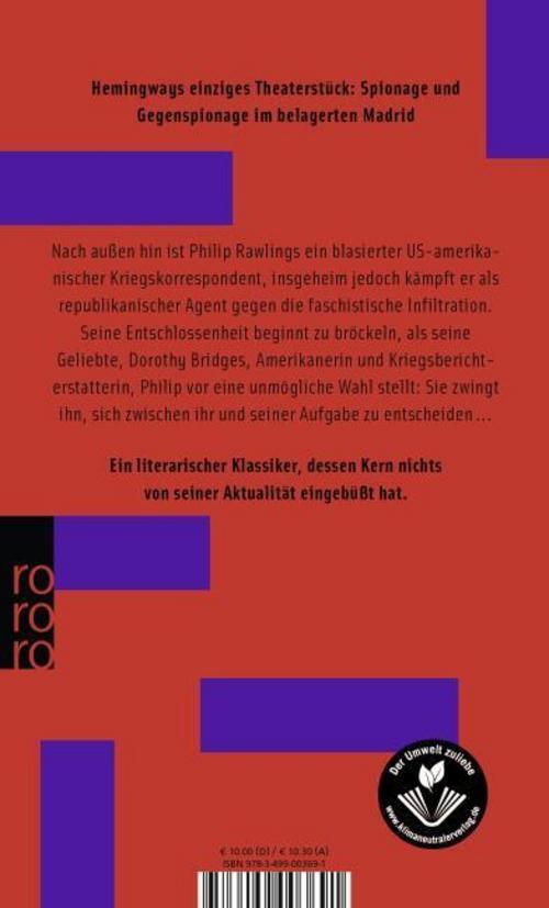 Thumbnail - Die Fünfte Kolonne Ernest Hemingway