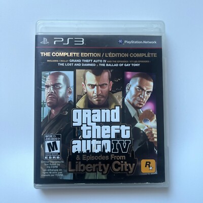 Grand Theft Auto IV Complete Edition for PS3 - With Manual and Map - CIB - Read