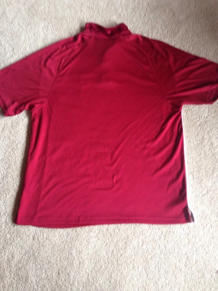 Indiana University Mens L  Short Sleeve Polyester Polo Shirt J America - Image 4 of 4