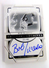 2020-2021 National Treasures Archives Bob McAdoo Autograph Braves 35/49 Card