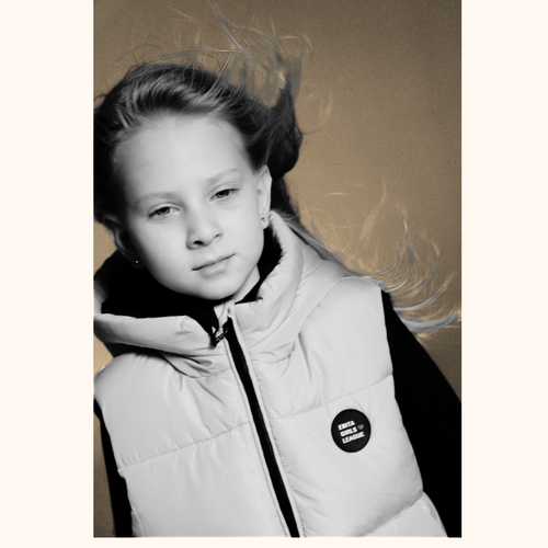 Weste Kapuzenweste, Mädchenweste, Kinderweste Winter Kindermode Fashion Style - Bild 5 von 5