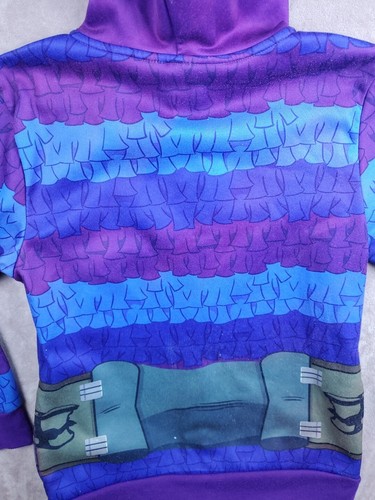 Fortnite Hoodie Youth XL Purple Full Zip Up Party Llama Piñata All Over Print - Picture 16 of 24