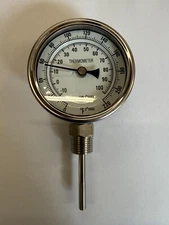 Premium Quality SS Dial Thermometer Hermetically Sealed Bottom Entry Moonshine