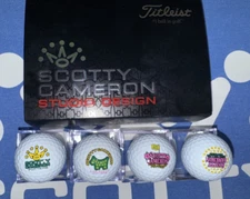 Scotty Cameron Masters 2025 Spring Logos Pro V1 Golf Balls (one of each logo)