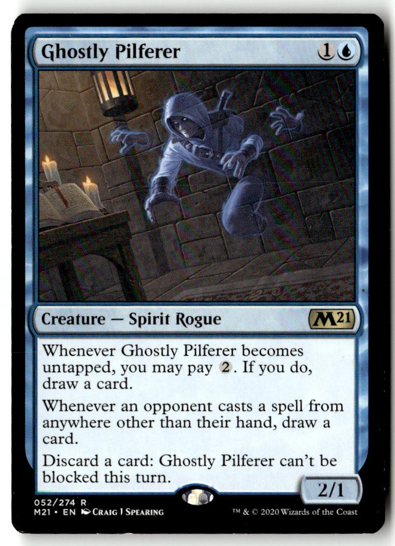 Ghostly Pilferer 52 - Core Set 2021 - MTG - LP