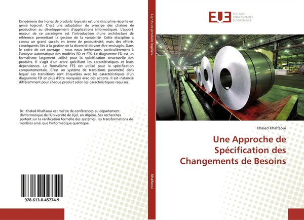 Khaled Khalfaoui | Une Approche De SpéCification Des Changements De Besoins-image