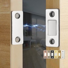 Magnetic Door Catch Latch Closer Cabinet Cupboard Ultra Thin Closure Locks