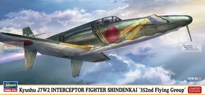 HAS02468 1:72 Hasegawa J7W2 Interceptor Fighter Shindenkai '352nd Flying Group'