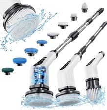 Cordless Electric Spin Scrubber Bathroom Cleaner Power Scrub Telescopic Brush UK