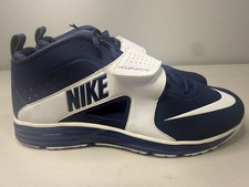 Size 14 Nike Huarache Turf LAX Lacrosse Football Shoes Navy Blue 554869-40