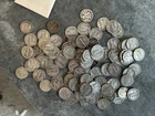 Mercury Dimes $10 Face Value 90% Silver 2 Rolls 100 Coins
