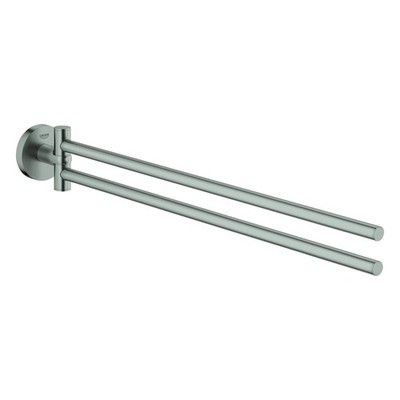 Grohe Handtuchhalter 2-armig schwenkbar 439 mm Edelstahl 40371DC1
