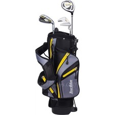 NEW JUNIOR Tour Edge Hot Launch HL-J Yellow 3-Piece Golf Club Set w/ Stand Bag