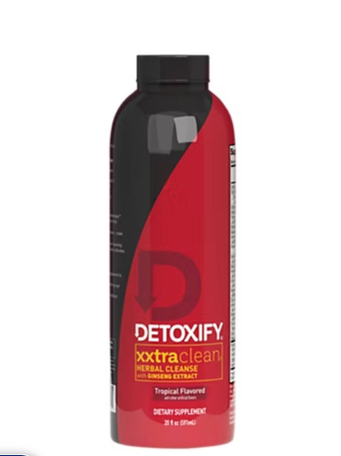 Detoxify Xxtra Clean Herbal Tropical Fruit Flavor 20oz Exp 07/26