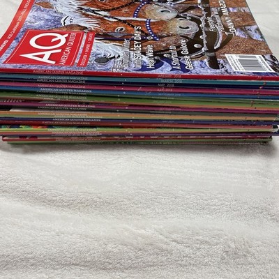 Huge Lot of 21 AQS American Quilter Magazines 2018-2024 Very Good Condition