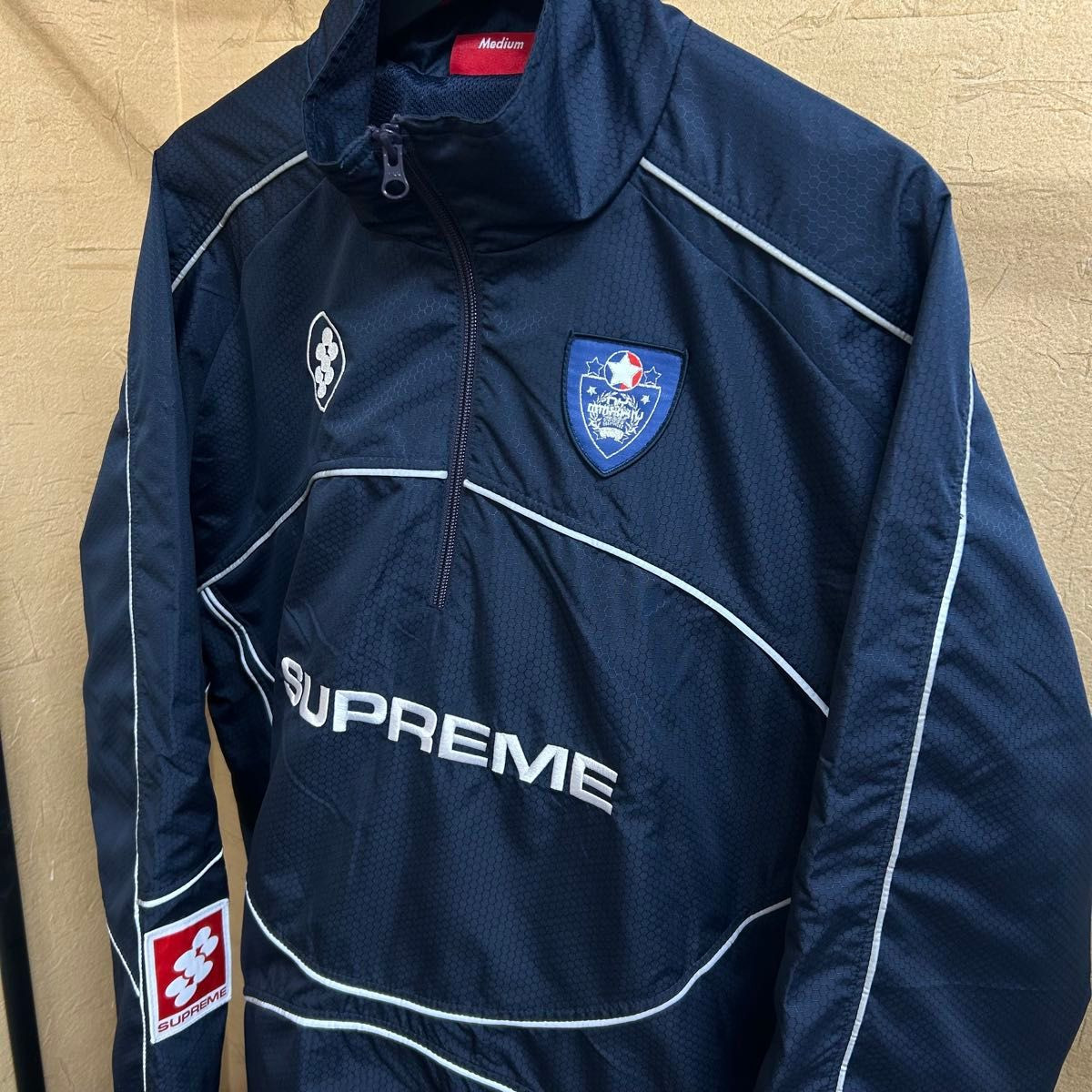 New Supreme Reflective Piping Pullover Navy M size | eBay New Supreme Reflective Piping Pullover Navy M size | eBay