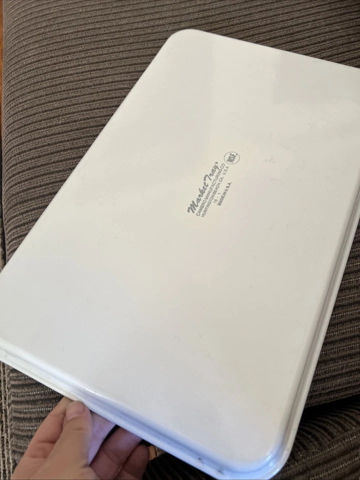 12 x 18 白色市场托盘美国制造 10 件 Cambro — 第 2/4 张图片