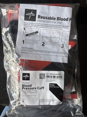 #ad Blood Pressure Cuffs Medline MDS9912HPRE Small Adult 20.5 28.5cm 5 ea SEALED $30.00