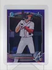 CONOR ESSENBURG 2025 BOWMAN CHROME DRAFT 1ST PURPLE REFRACTOR /250 Q3967