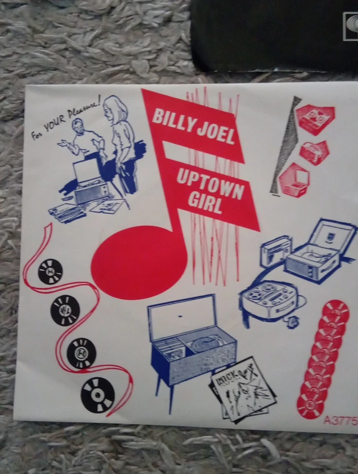 BILLY JOEL   - UPTOWN GIRL , AN INNOCENT MAN & MY LIFE  7" VINYL SINGLES  - Image 2 of 4