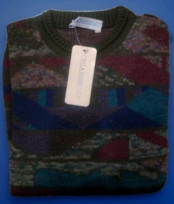 Herren Pullover Langarm Wolle Rundhals