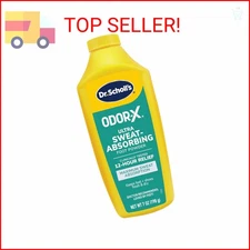 ﻿Dr. Scholl's ULTRA-SWEAT ABSORBING FOOT POWDER, 7 oz // Maximum Sweat Absorpti